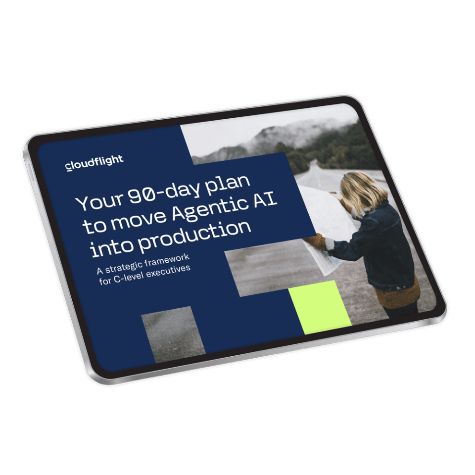 Your 90-day plan to move Agentic AI into production